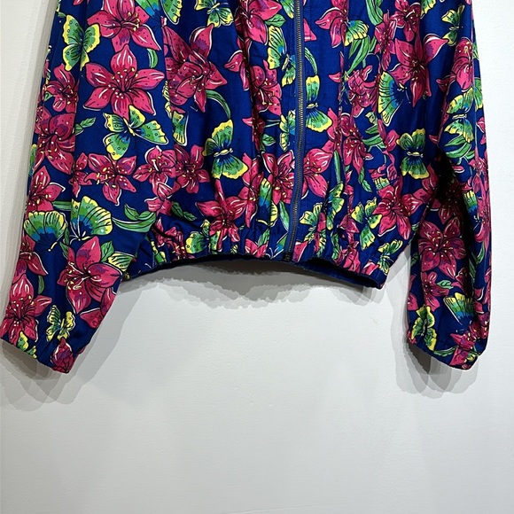 Lilly Pulitzer Vintage Reversible Cotton Bomber Jacket - Picture 5 of 14
